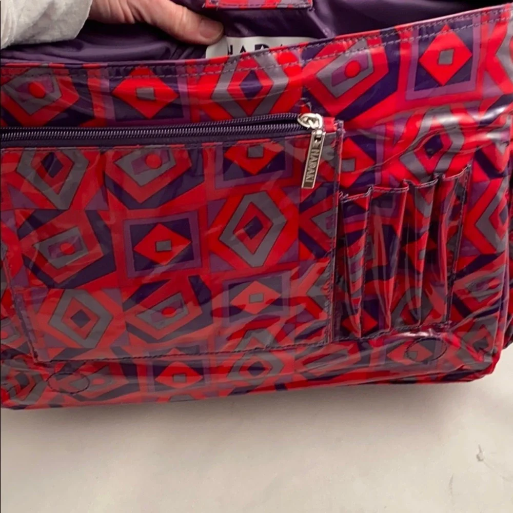 Hadaki Cushion Multitasker Laptop bag Tic Tac Toe